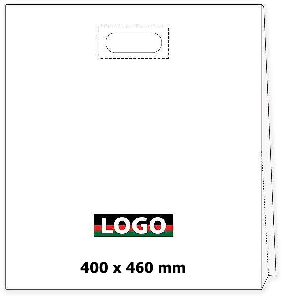 Obrázky: Taška LDPE páskové ucho 40*46cm s potlačou 3/0