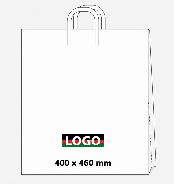 Obrázky: Taška LDPE páskové ucho 40*46cm s potlačou 3/0