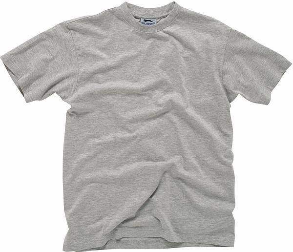 Obrázky: Slazenger, tričko, kr. rukáv, 200g, šedá, melír, L