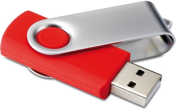 Obrázky: USB kľúč 4 GB, červená