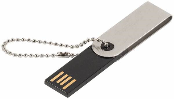 Obrázky: USB kľúč z brúseného hliníku, 8 GB