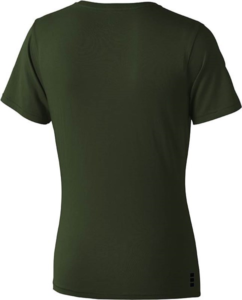 Obrázky: Tričko ELEVATE Nanaimo dámske vojenské zelené XL, Obrázok 2