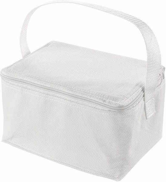 Obrázky: Netkaná termotaška na 6 plechoviek, biela, Obrázok 3