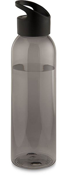 Obrázky: Jednoplášťová transparentná čierna fľaša 650 ml