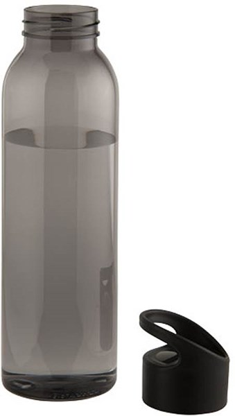 Obrázky: Jednoplášťová transparentná čierna fľaša 650 ml, Obrázok 2
