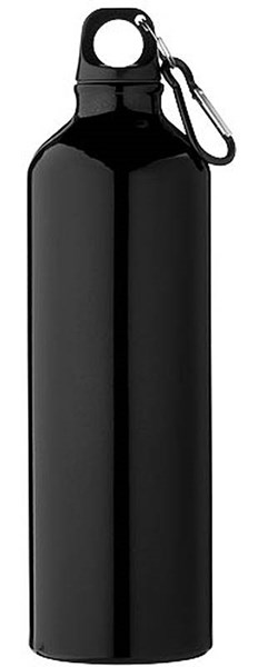 Obrázky: Čierna hliníková fľaša 770 ml s karabínou, Obrázok 5