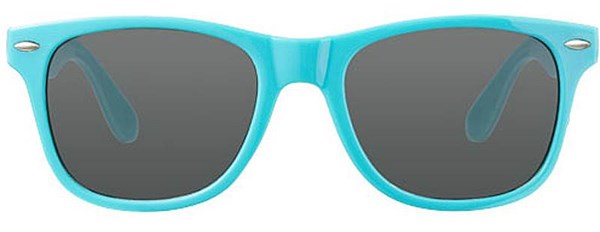 Obrázky: Slnečné okuliare s tyrkys. plast.rámom UV 400, Obrázok 3