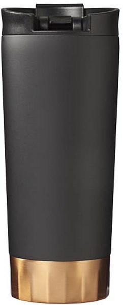 Obrázky: Čierny vákuový termohrnček Peeta, 500 ml, Obrázok 5