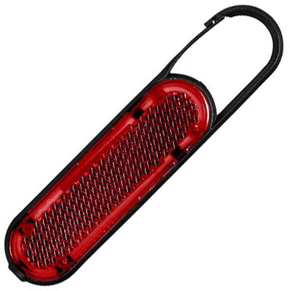 Obrázky: Červený privesok na kľúče - karabínka so svetlom, Obrázok 5