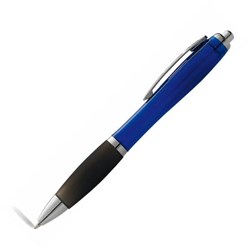 Obrázky: Modré guličkové pero, modrá náplň