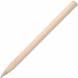 Obrázky: ECO, drevené guličkové pero, prírodná,čierna náplň