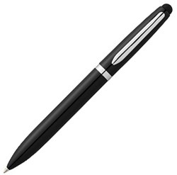 Obrázky: Guličkové aj dotykové pero čierne, modrá náplň