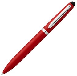 Obrázky: Guličkové aj dotykové pero červené, modrá náplň