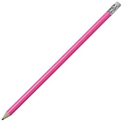 Obrázky: Ružová neostrúhaná ceruzka s bielou gumou