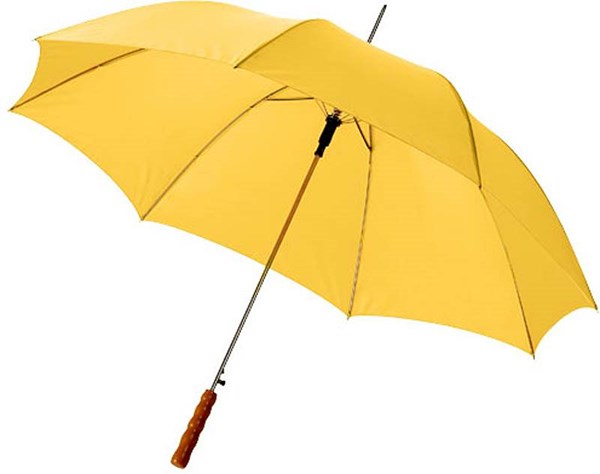 Obrázky: Žltý automatický dáždnik, tvarovaná rukoväť