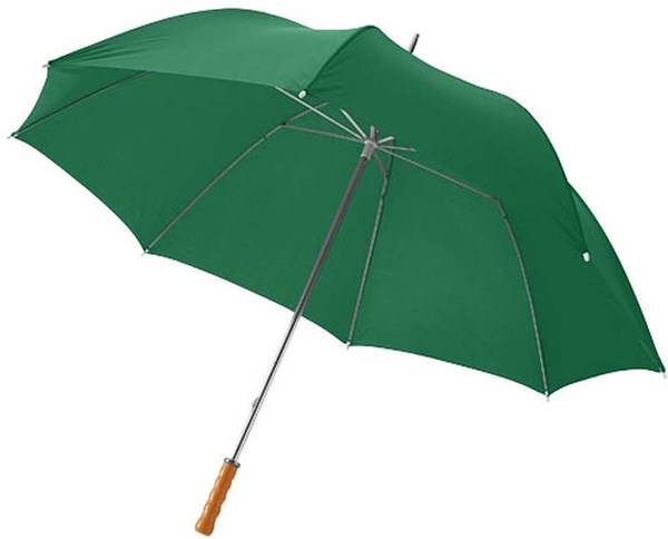 Obrázky: Veľký golf.dáždnik,tvarovaná rukoväť, zelený