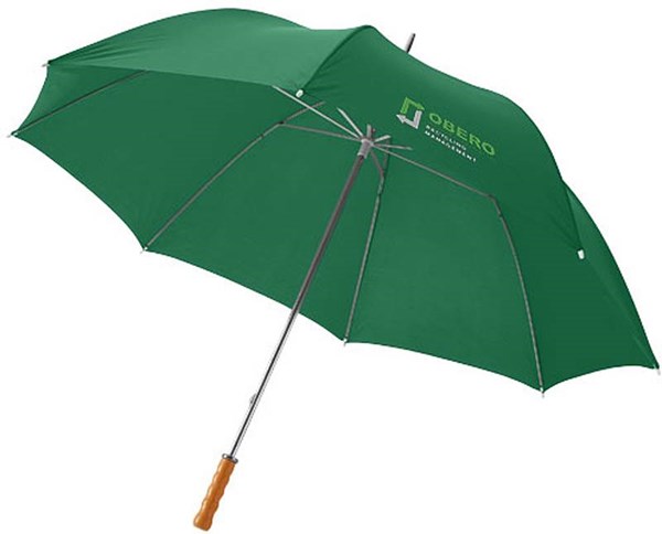 Obrázky: Veľký golf.dáždnik,tvarovaná rukoväť, zelený, Obrázok 3