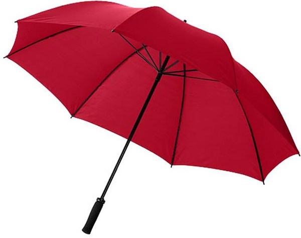 Obrázky: Veľký golfový dáždnik odolný voči búrke, červený