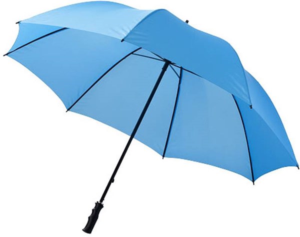 Obrázky: Modrý golfový dáždnik s tvarovanou rúčkou