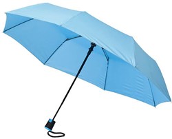 Obrázky: Modrý automatický dáždnik z PE hodvábu