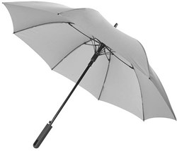 Obrázky: Šedý automatický dáždnik s gumovou rukoväťou