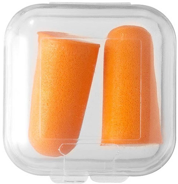 Obrázky: Oranžové štuple do uší v transparentnom puzdre, Obrázok 3