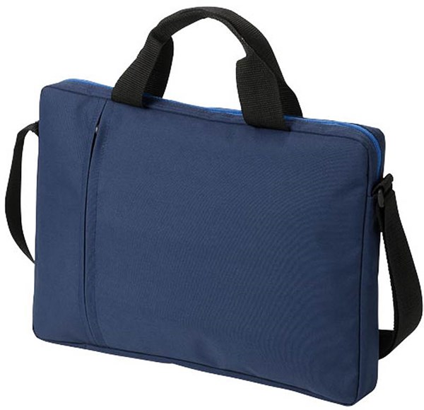 Obrázky: Modrá konferenčná taška s priest. pre laptop 14