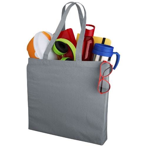 Obrázky: Bavlnená taška gramáže 220g/m2 šedá, Obrázok 2