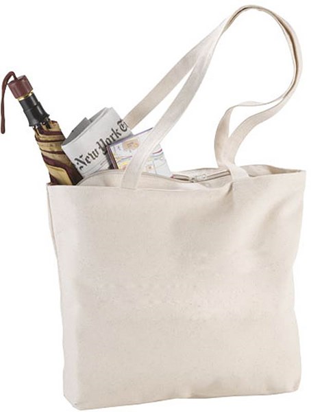 Obrázky: Prírodná nákupná taška na zips, Obrázok 5
