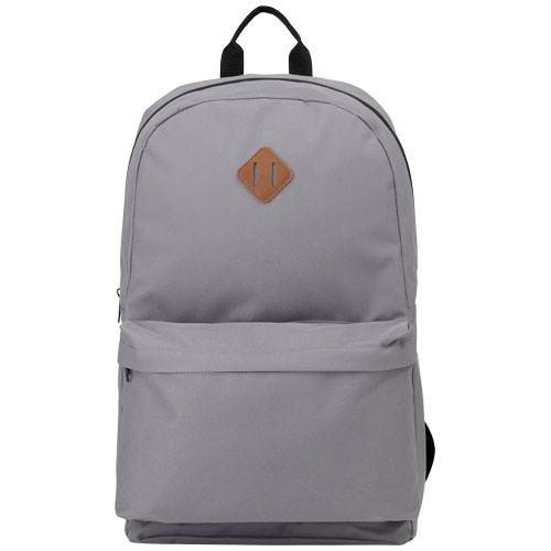 Obrázky: Šedý ruksak s čiernym zipsom a uchom, Obrázok 2