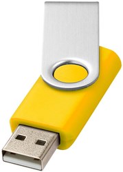 Obrázky: Twister basic žlto-strieborný USB disk 1GB