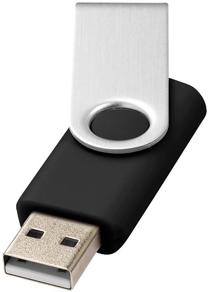 Obrázky: Twister basic čierno-strieborný USB disk 8GB