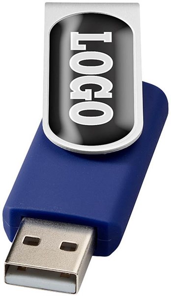 Obrázky: Twister modrý USB flash disk 2GB pre doming