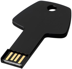 Obrázky: Hliníkový USB flash disk 2GB-čierny kľúč