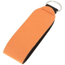 Obrázky: Oranžová visačka na kľúče s dvojitým krúžkom