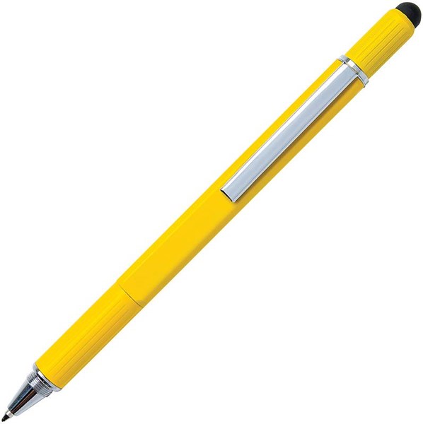 Obrázky: Žlté multifunkčné guličkové pero 5 v 1, Obrázok 6