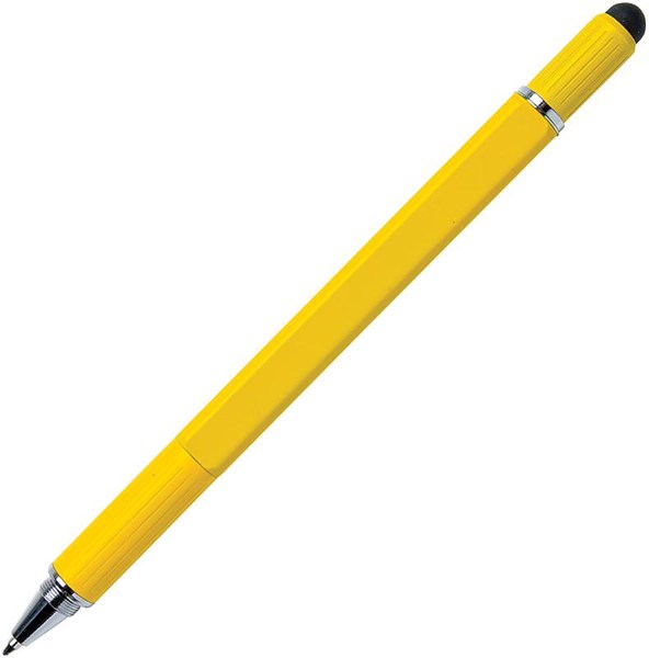 Obrázky: Žlté multifunkčné guličkové pero 5 v 1, Obrázok 8