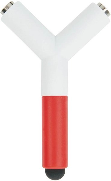 Obrázky: Červeno-biely rozbočovač s dotykovým perom