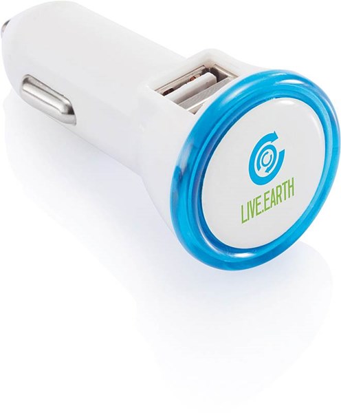 Obrázky: Bielo-modrá autonabíjačka s USB duálnym výstupom, Obrázok 5