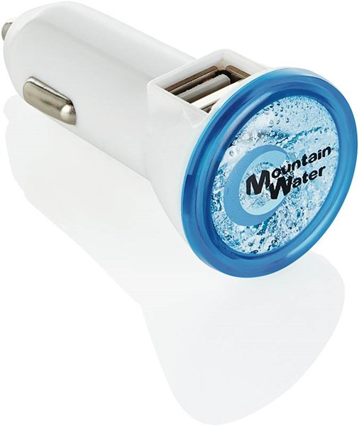 Obrázky: Bielo-modrá autonabíjačka s USB duálnym výstupom, Obrázok 7