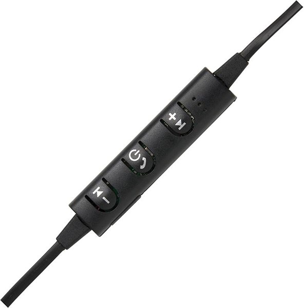 Obrázky: Čierne bezdrôtové slúchadlá do uší, Obrázok 2