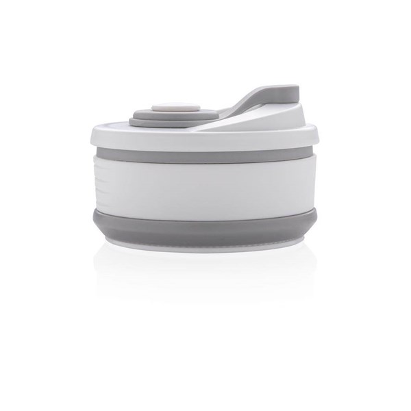 Obrázky: Šedý skladací silikónový hrnček 350 ml, Obrázok 5