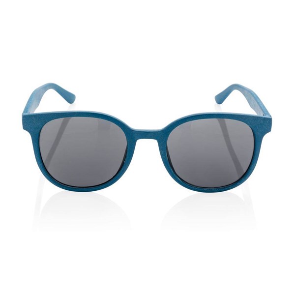 Obrázky: Modré slnečné okuliare s rámom zo slamy, Obrázok 2