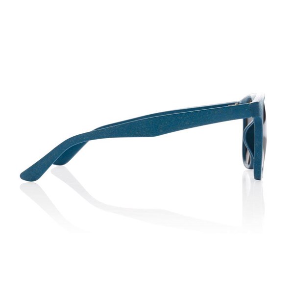 Obrázky: Modré slnečné okuliare s rámom zo slamy, Obrázok 3