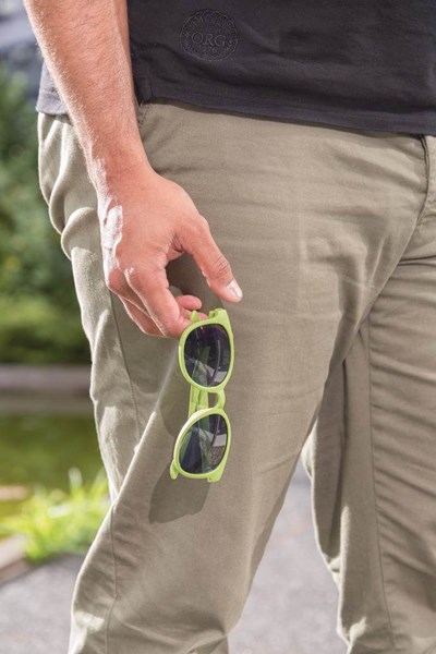 Obrázky: Zelené slnečné okuliare s rámom zo slamy, Obrázok 6