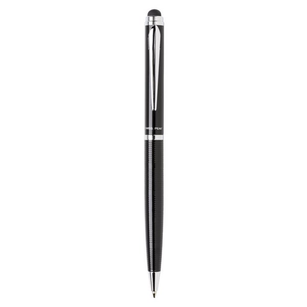 Obrázky: Čierne luxusné guličkové pero + stylus SwissPeak, Obrázok 2