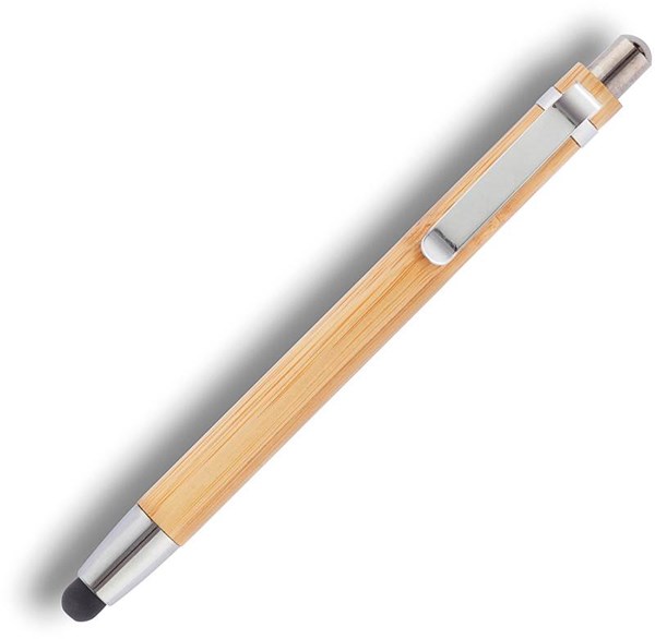 Obrázky: Bambusové guličkové pero so stylusom v hrote, Obrázok 2