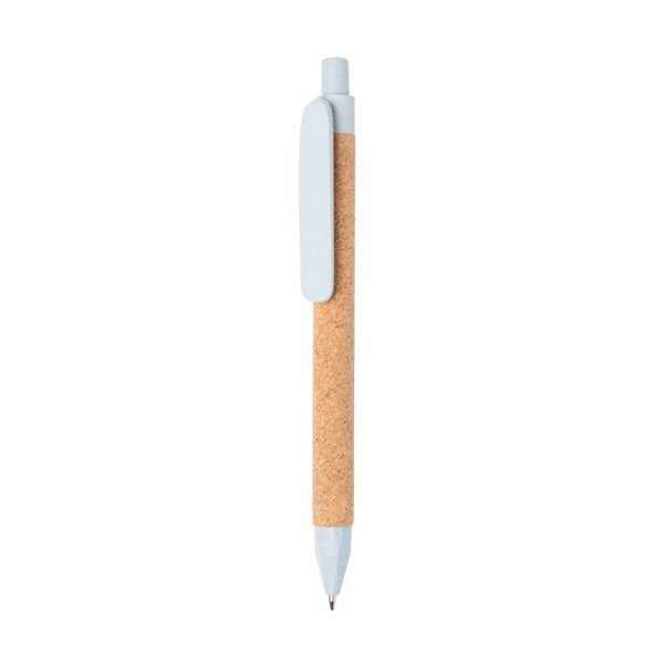 Obrázky: Modré ekologické pero korkového vzhľadu