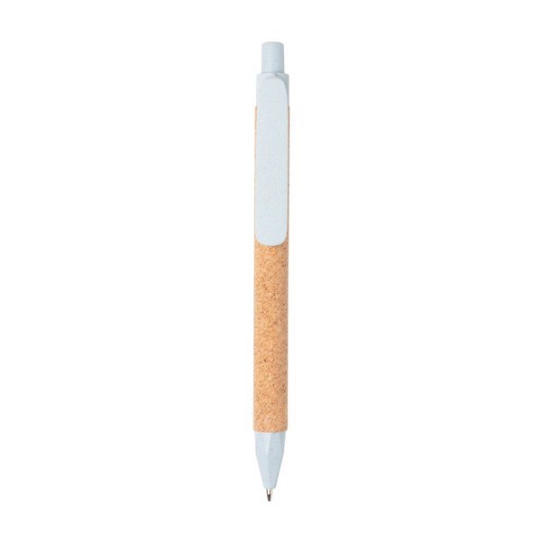 Obrázky: Modré ekologické pero korkového vzhľadu, Obrázok 2