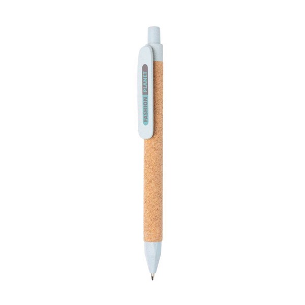 Obrázky: Modré ekologické pero korkového vzhľadu, Obrázok 4